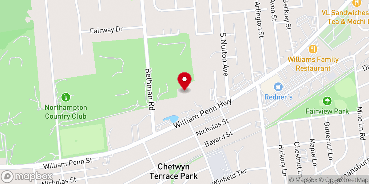 Map showing location of St Anthonys Church Convent