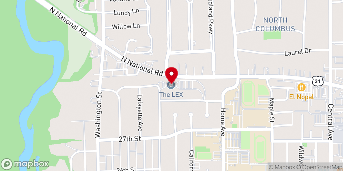 Map showing location of The LEX by BCPL