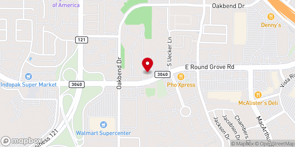 Map showing location of Round Grove United Church, UCC