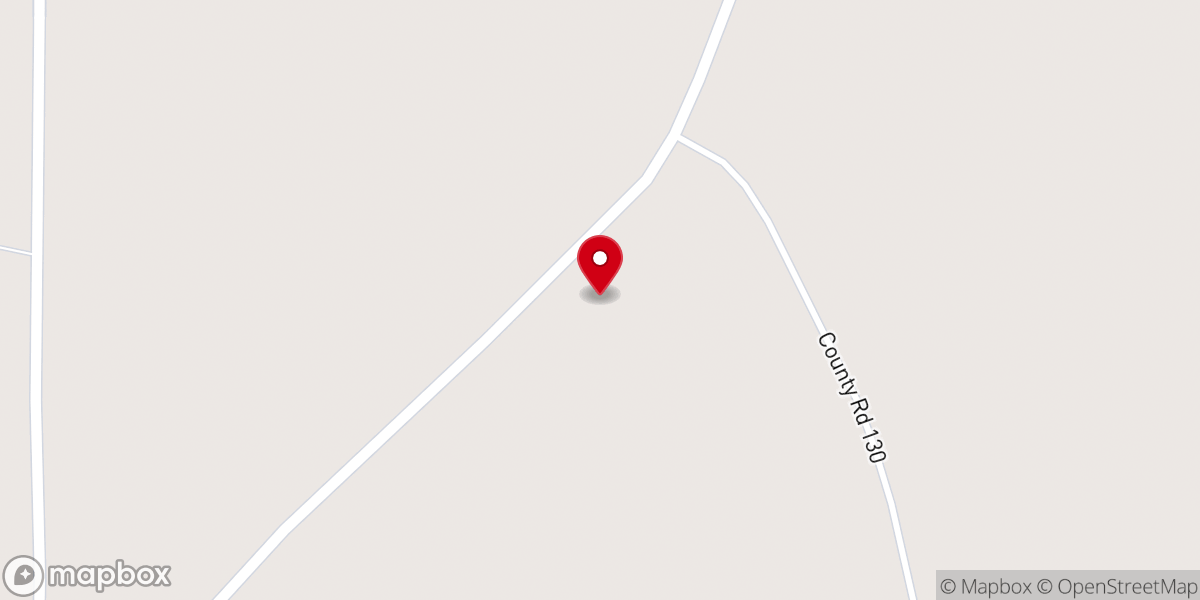 Map showing location of Cowpen Creek Chapel