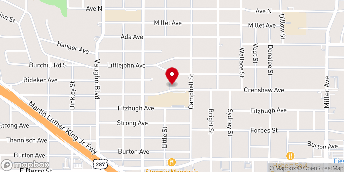 Map showing location of Freshly Anointed Baptist Church