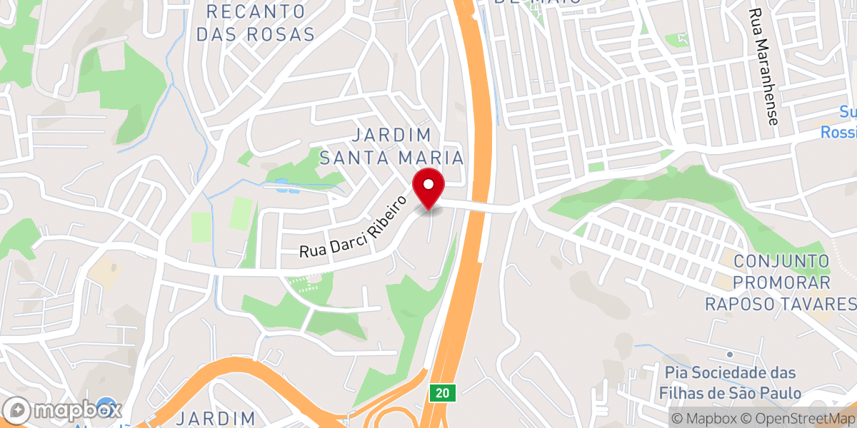 Map showing location of Igreja Apostólica Batista Renovada