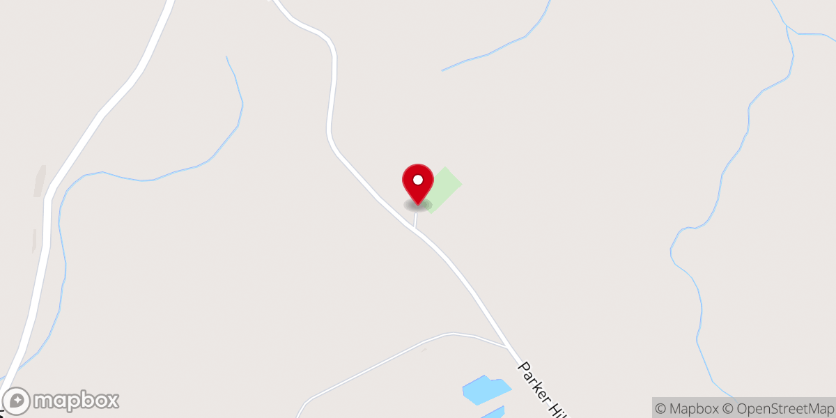 Map showing location of Parker Hill Baptist Church