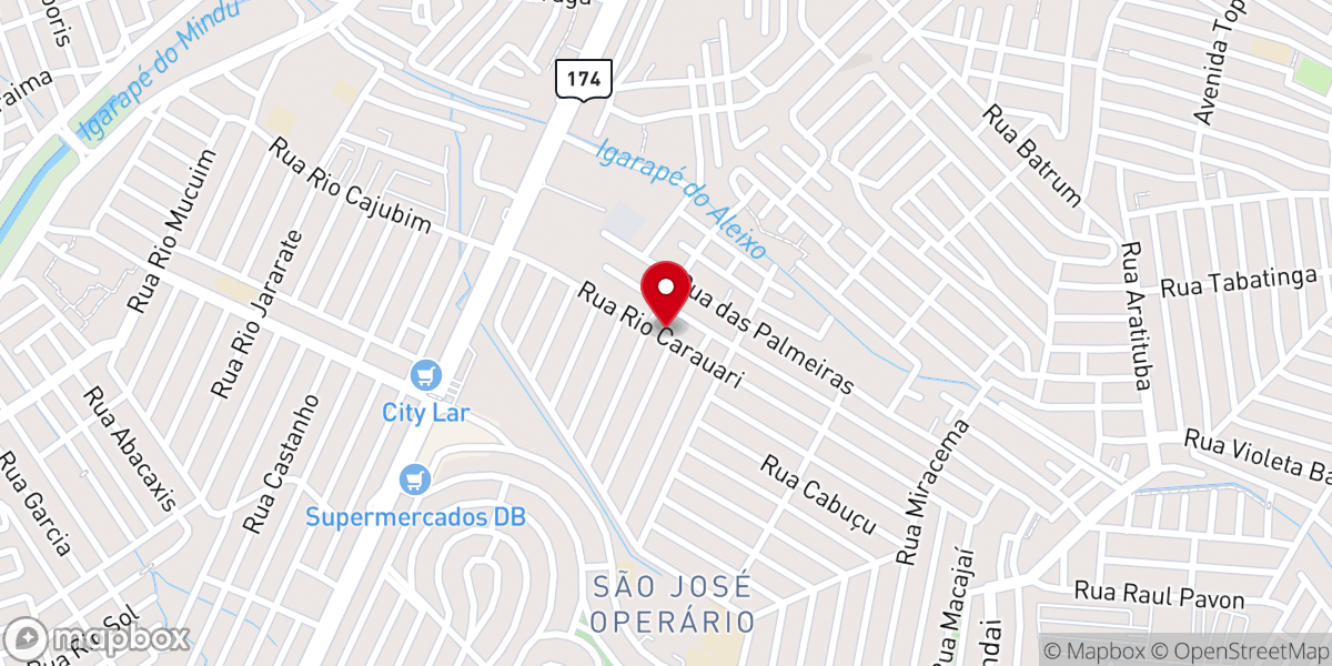 Map showing location of Universal São Jose 3