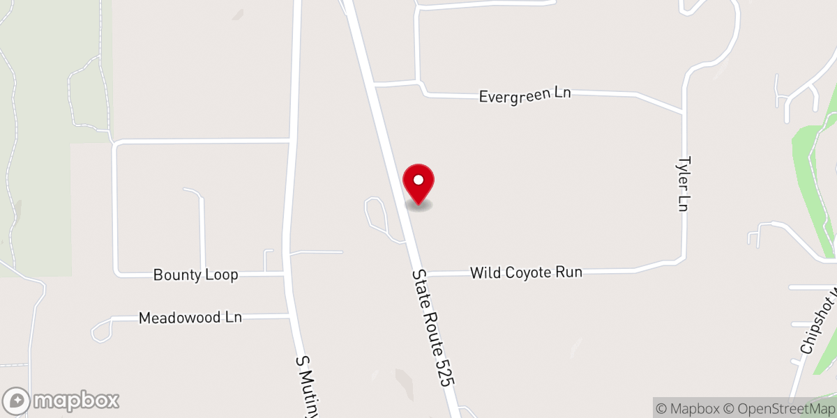 Map showing location of South Whidbey Community Church