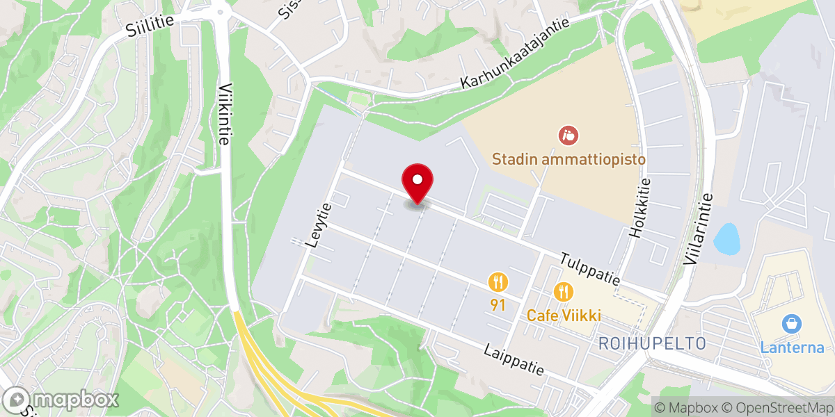 Map showing location of Suomen Helluntaikirkko (Pingstkyrkan i Finland Pentecostal Church of Finland)