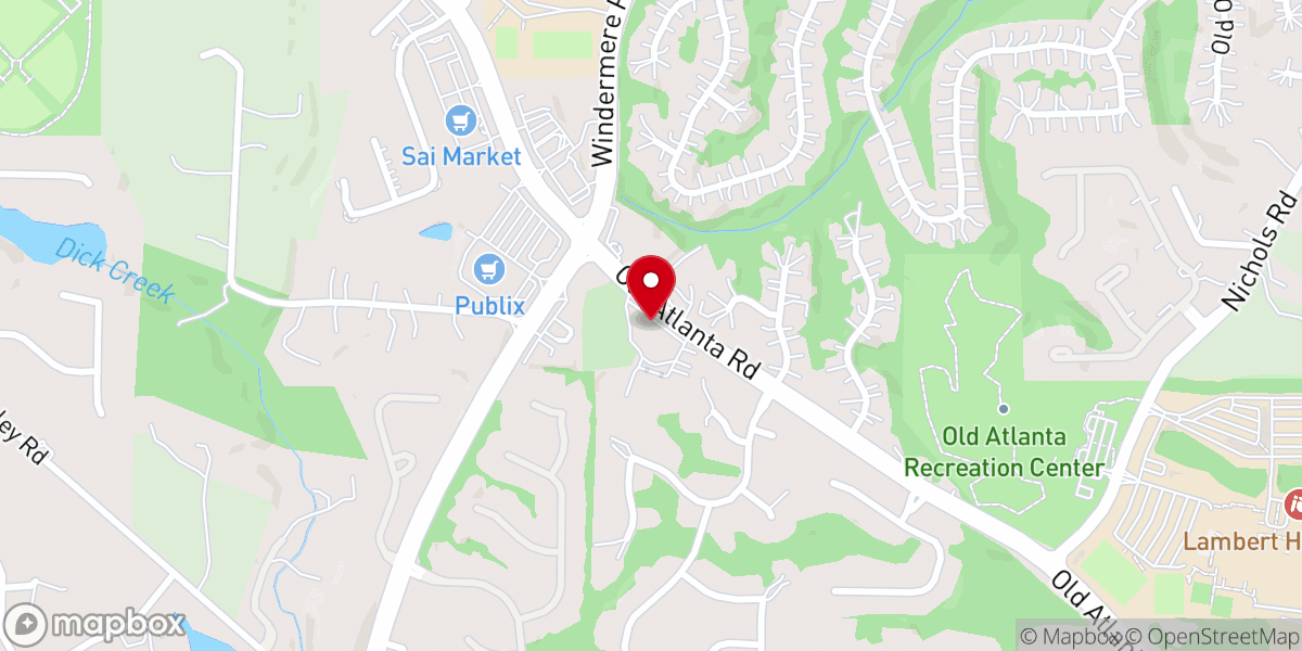 Map showing location of First Revival Church