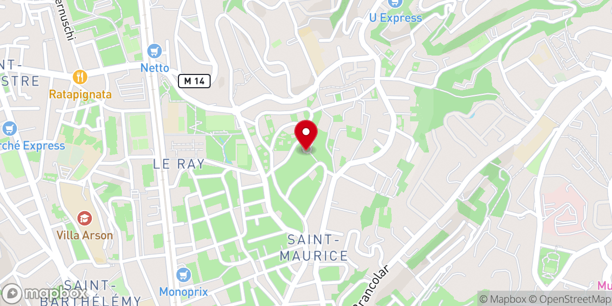 Map showing location of Square Jean Baptiste Carpeaux