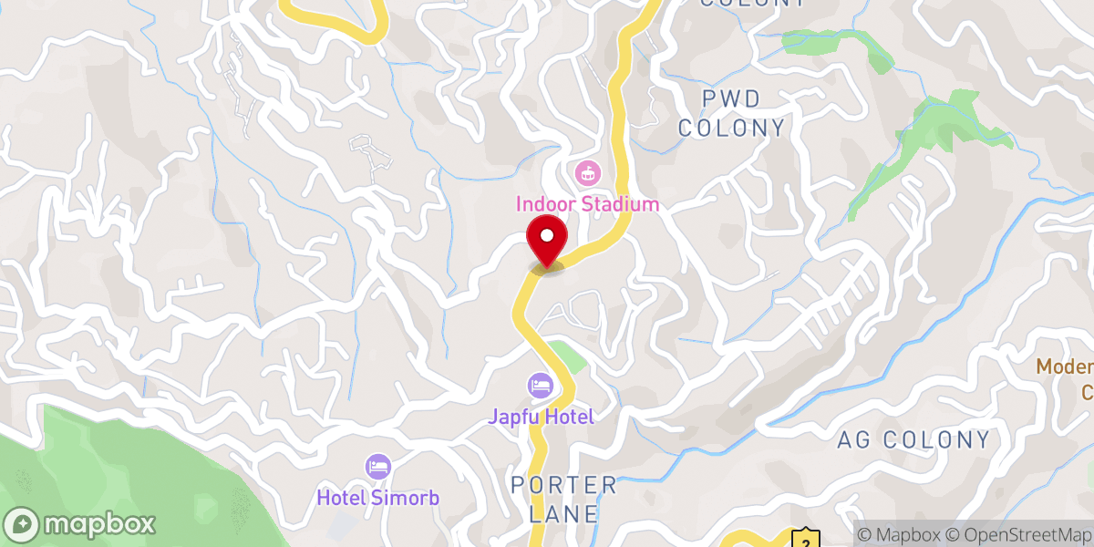 Map showing location of All Peoples Church