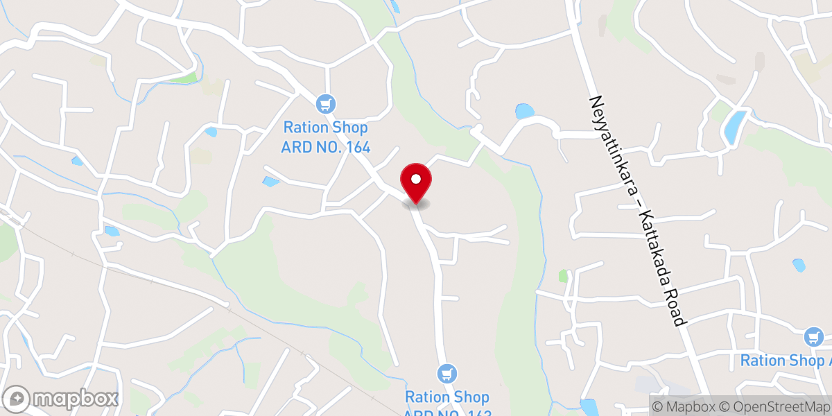 Map showing location of C.S.I Punnakkadu
