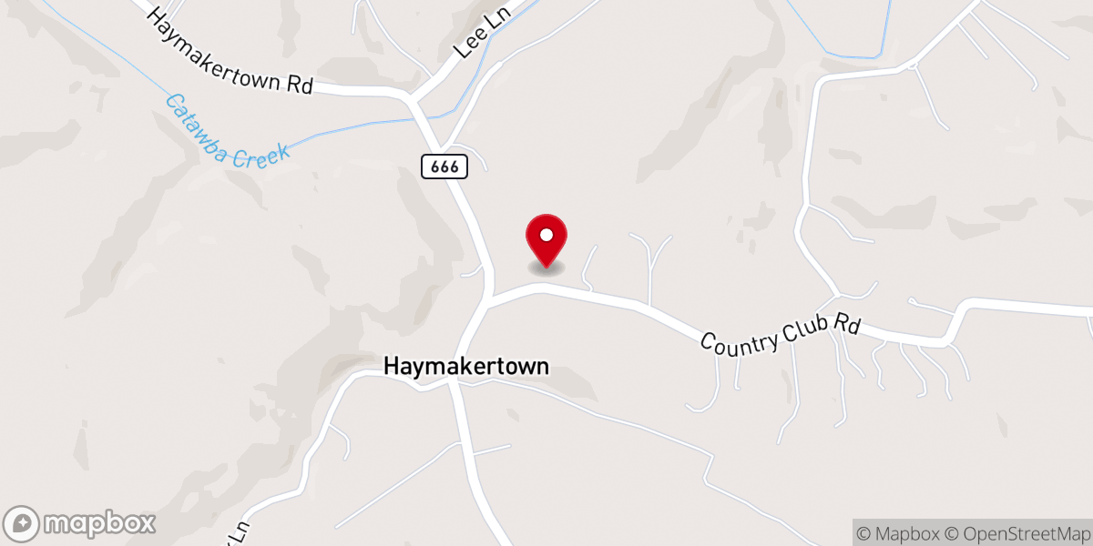 Map showing location of Pleasant Hill Baptist Church