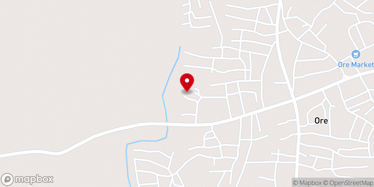 Map showing location of Gate of Heaven Bible Church