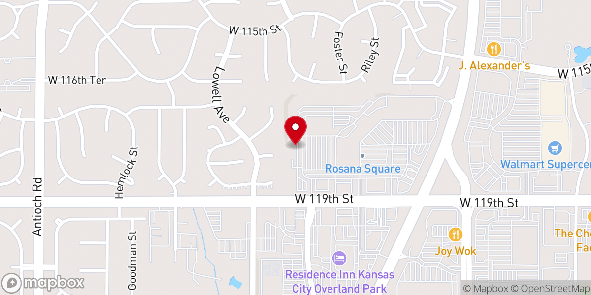 Map showing location of Ironwood Baptist Church