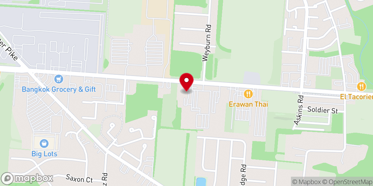 Map showing location of Saint Michael Ethiopian Orthodox Tewahedo Church in Columbus Ohio