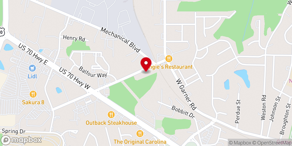 Map showing location of The Light of The World Church