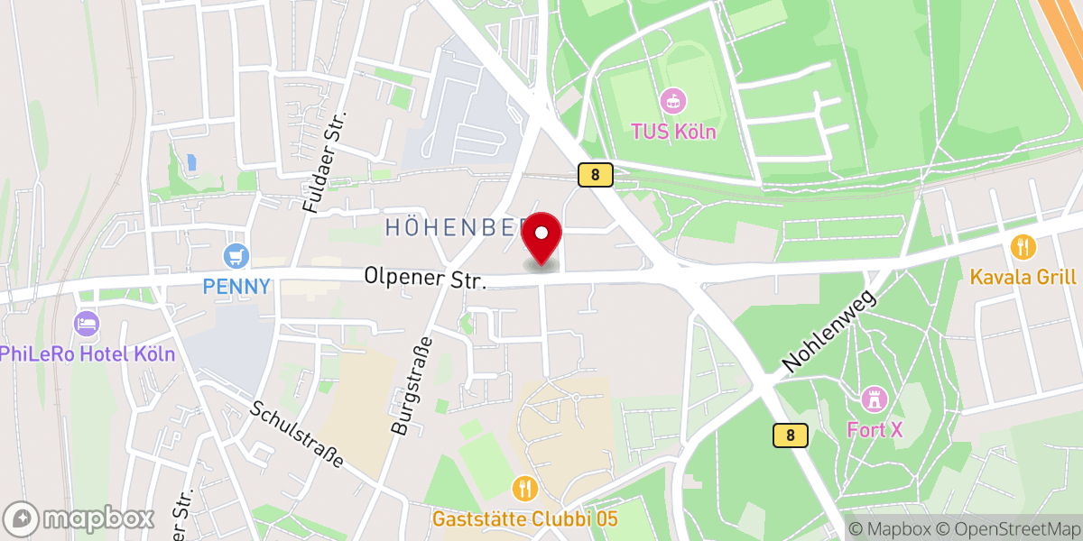 Map showing location of Weinberg-Gemeinde Köln