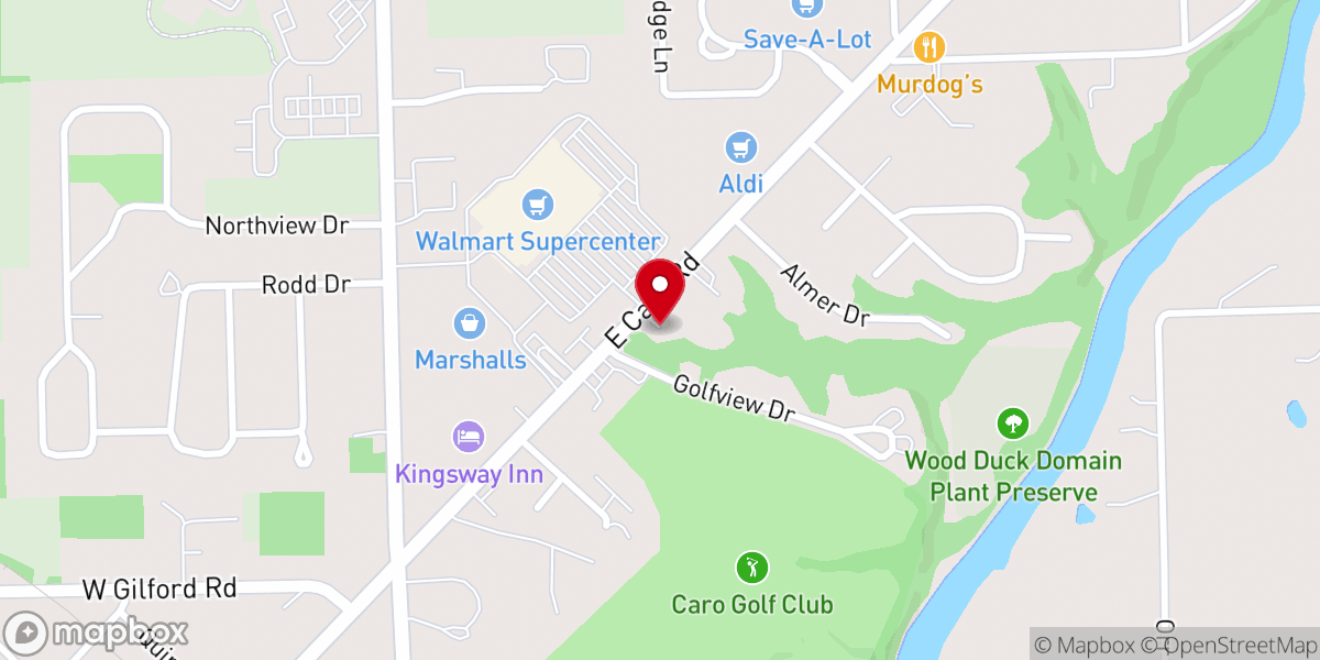 Map showing location of Anchor Cove Outreach Church - Food Distribution Center