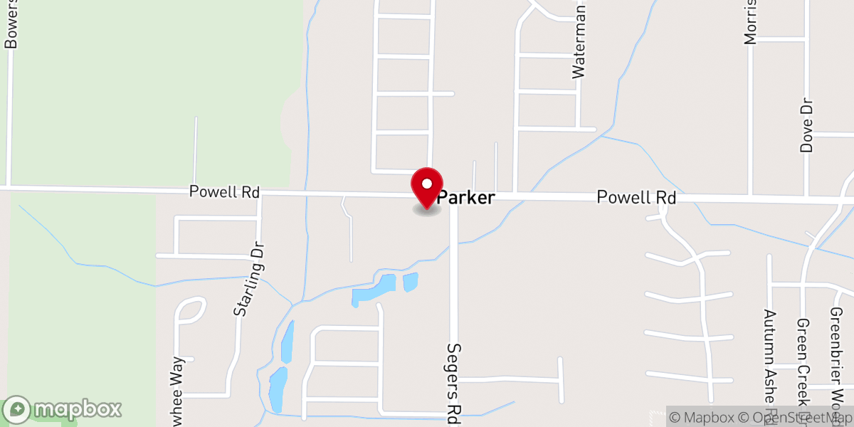Map showing location of New church