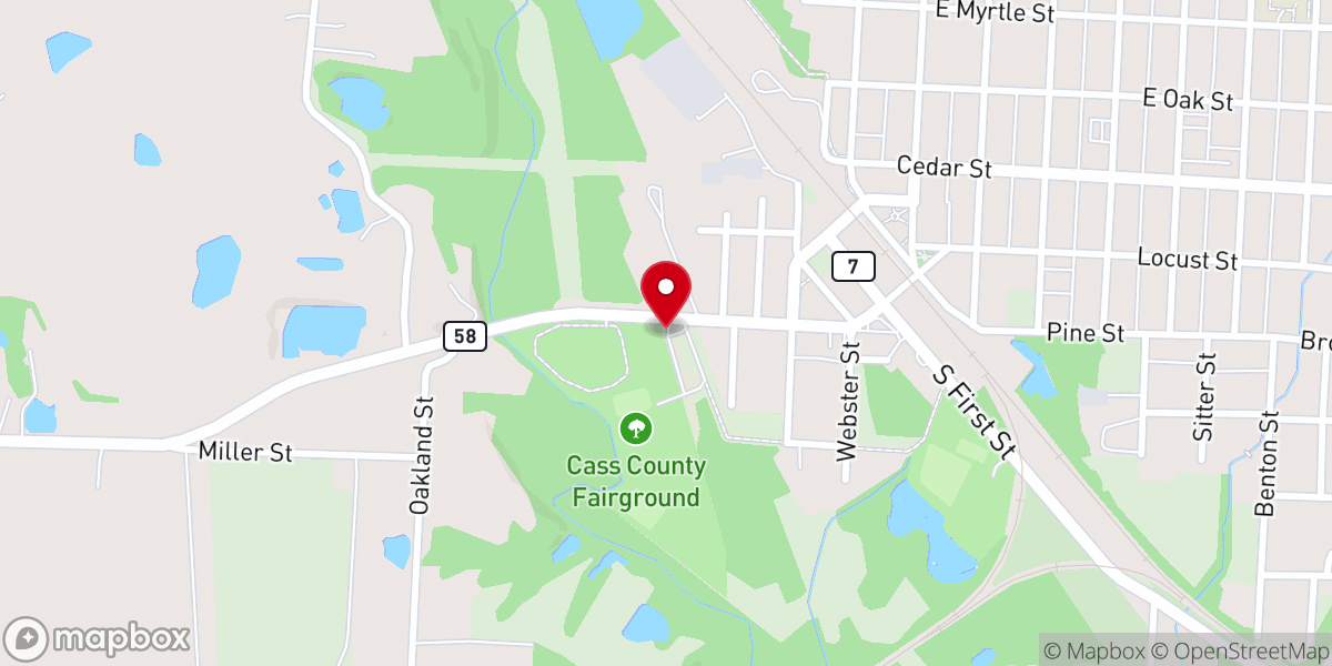 Map showing location of Grace and Truth Baptist - Food Distribution Center
