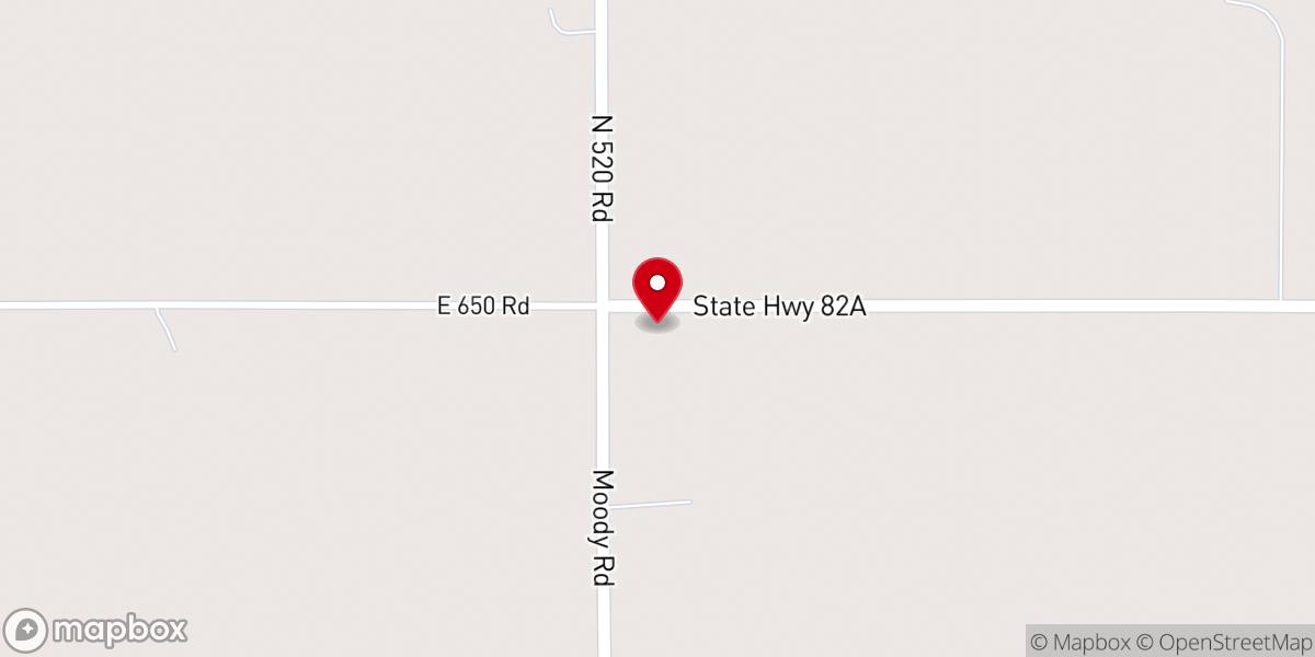 Map showing location of Liberty Grace Chapel