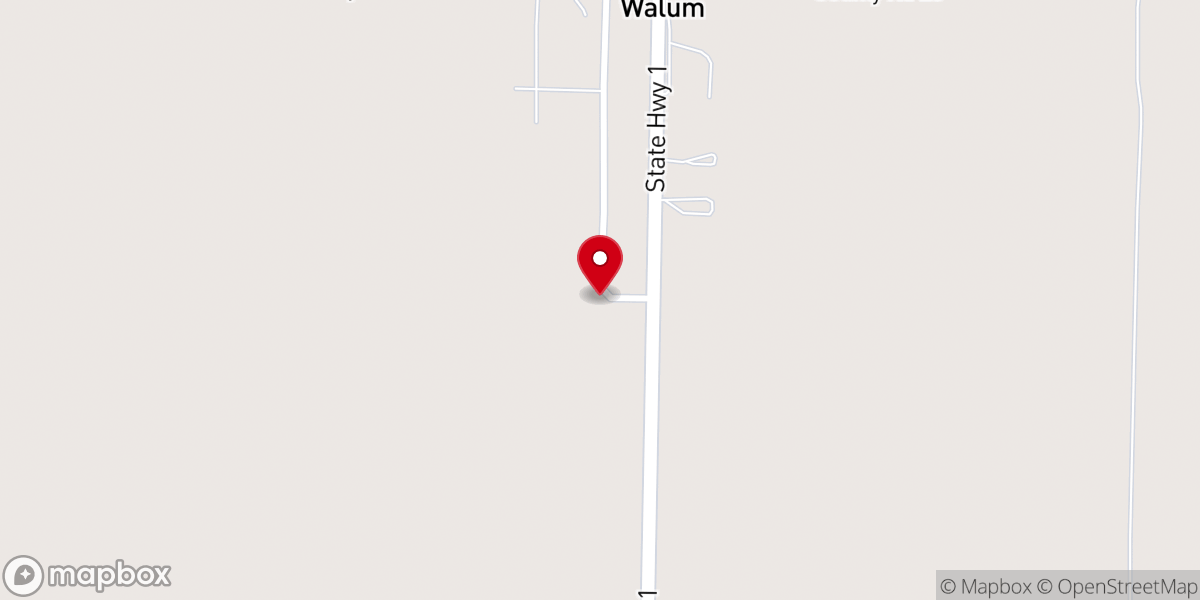 Map showing location of Church