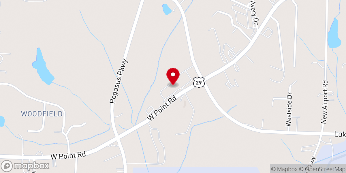 Map showing location of Western Heights Church