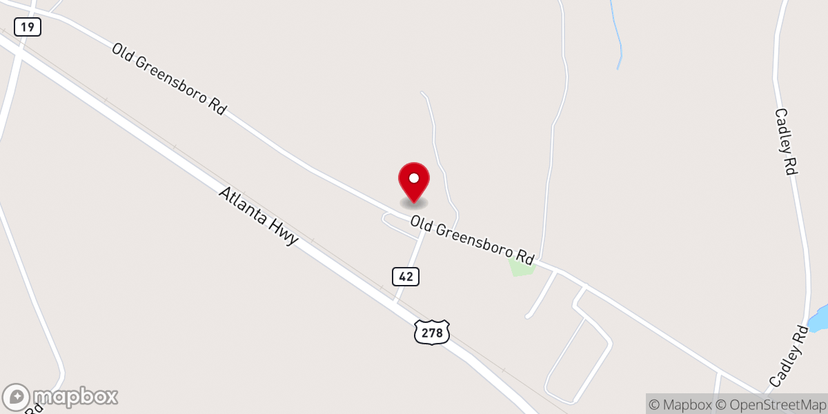 Map showing location of Walkers Chapel
