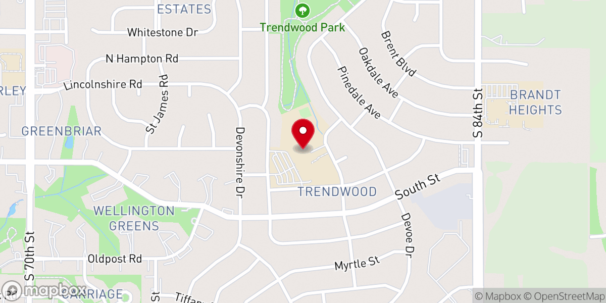 Map showing location of Saint Joseph's Catholic Church, Lincoln