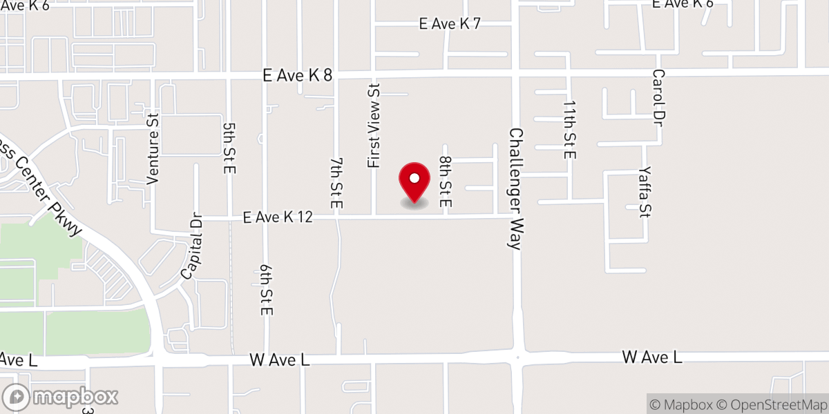 Map showing location of Lancaster Apostolic Church