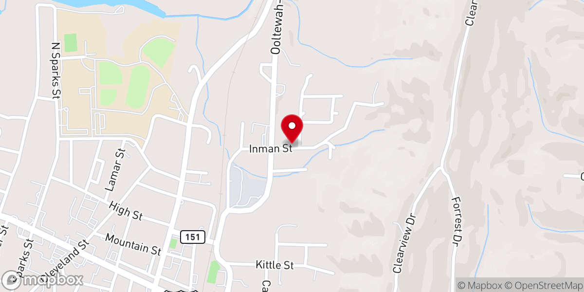Map showing location of Christ's Chapel Share and Care Mission - Thrift Store