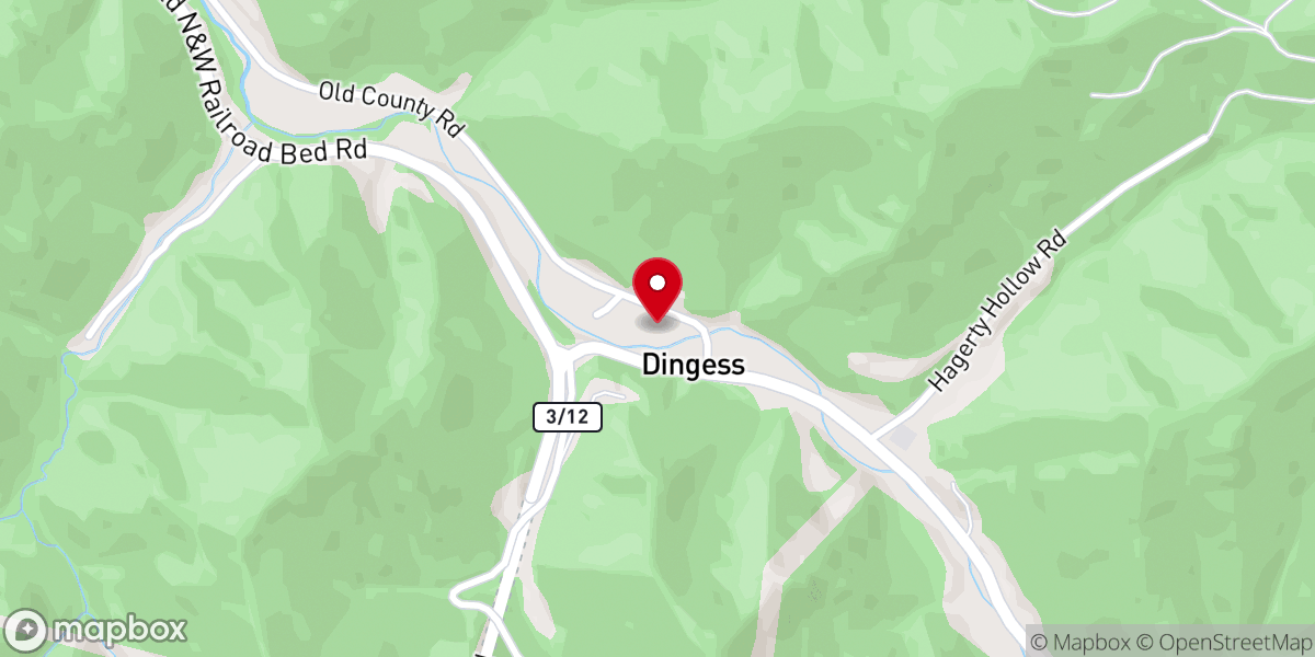 Map showing location of Trace Church of God