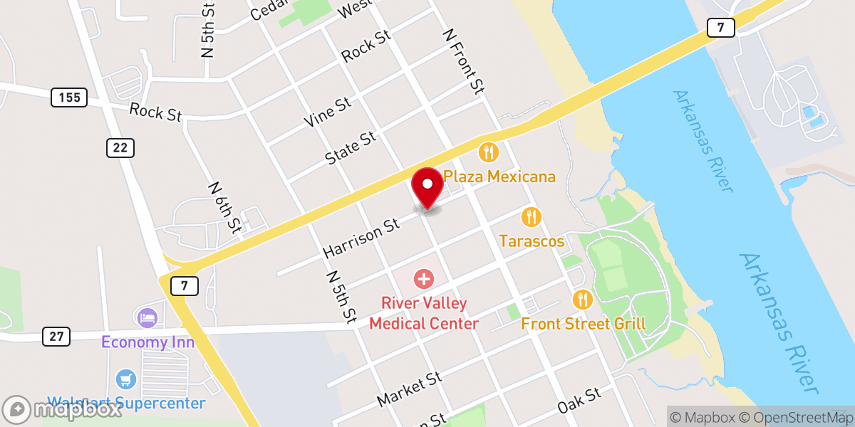 Map showing location of Faith Church Inc