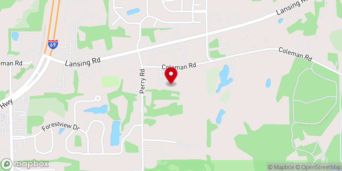 Map showing location of Spirit of Christ Church