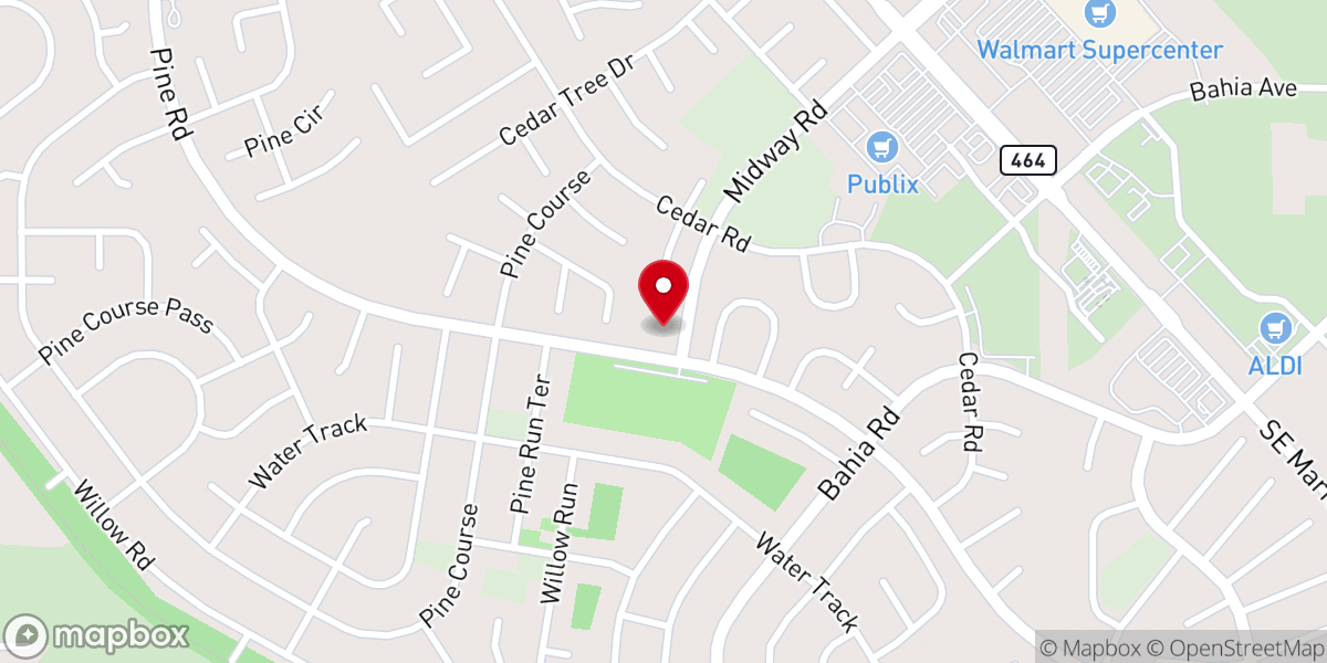 Map showing location of Iglesia de Jesucristo El Buen Samaritano