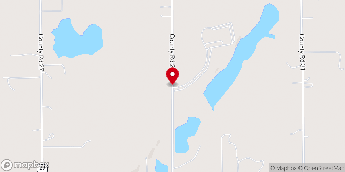 Map showing location of Lakewood Park Baptist Church