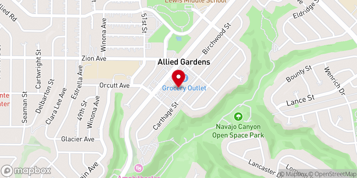 Map showing location of Morning Star Christian Fellowship