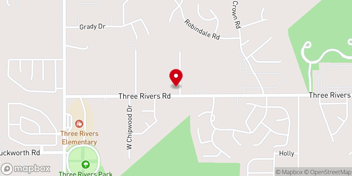Map showing location of Perfect Peace Ministries
