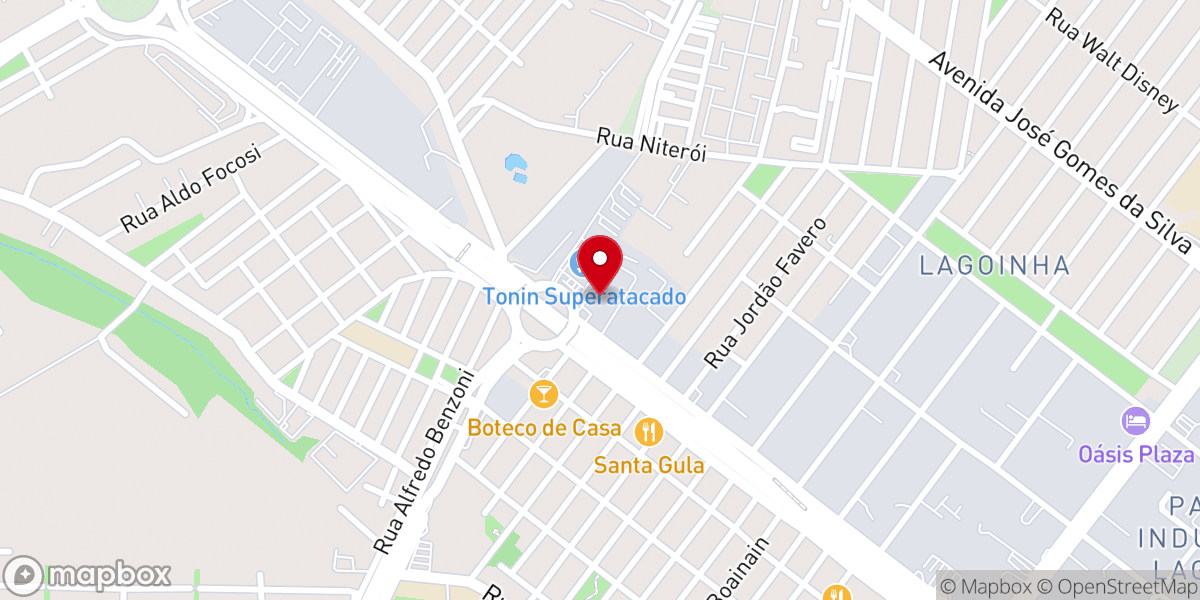 Map showing location of Igreja Carvalhos de Justiça - OAK CHURCH BRASIL