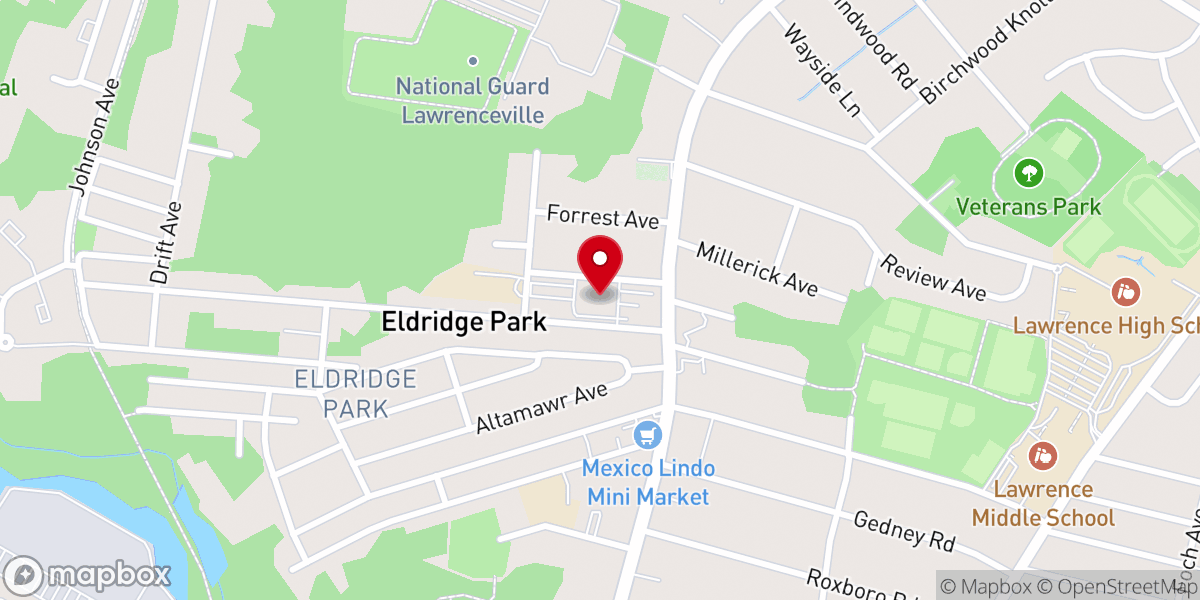 Map showing location of The Church of Saint Ann