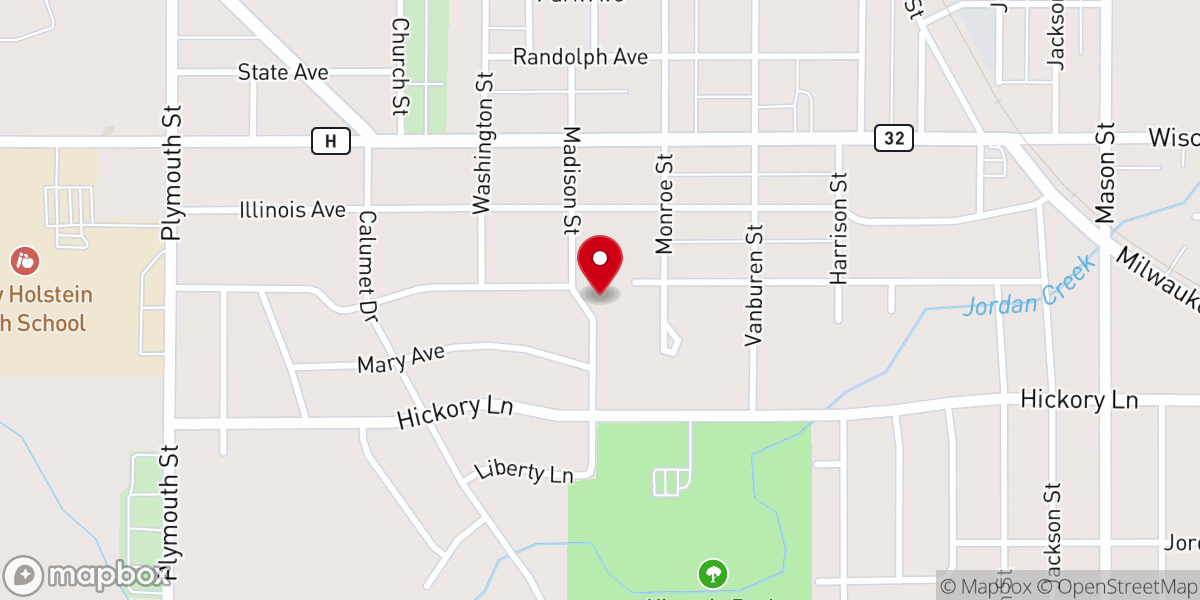 Map showing location of Holy Rosary Catholic Religious