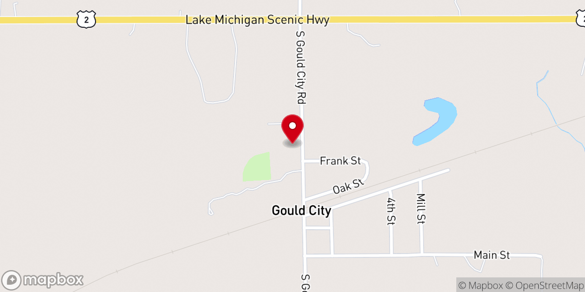 Map showing location of Community Presbyterian Church