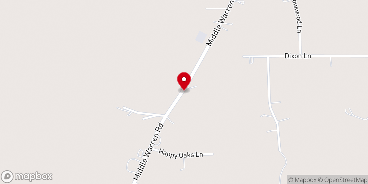 Map showing location of Eudora Church