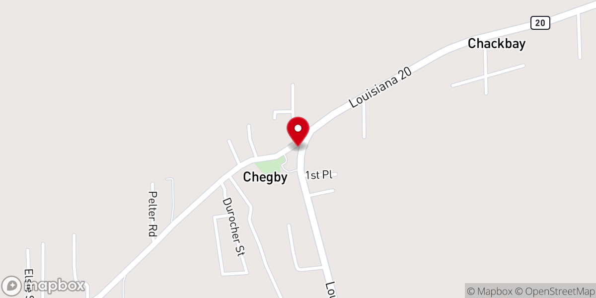 Map showing location of Our Lady of Prompt Succor Church