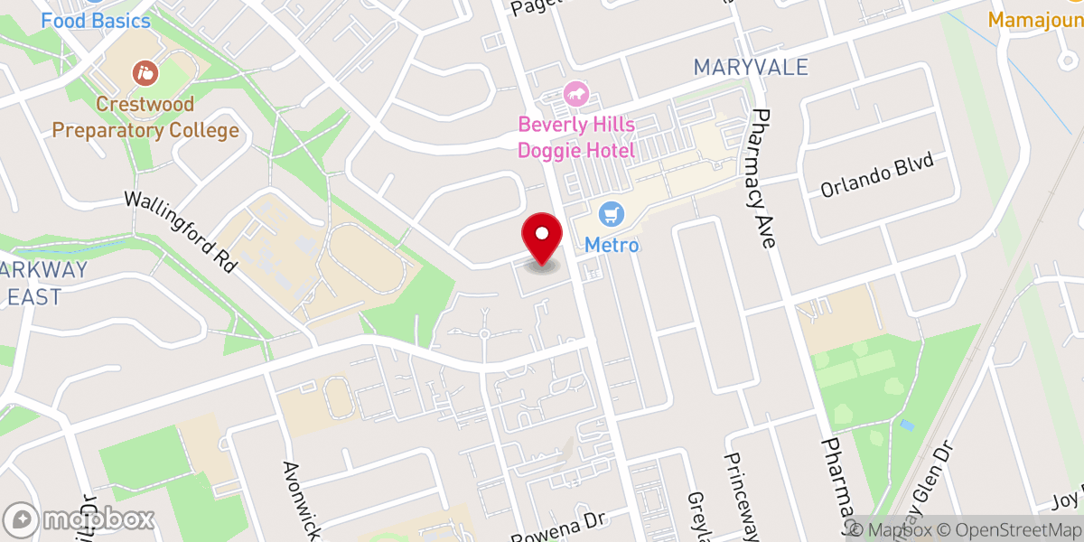 Map showing location of Annunciation of the Blessed Virgin Mary Church