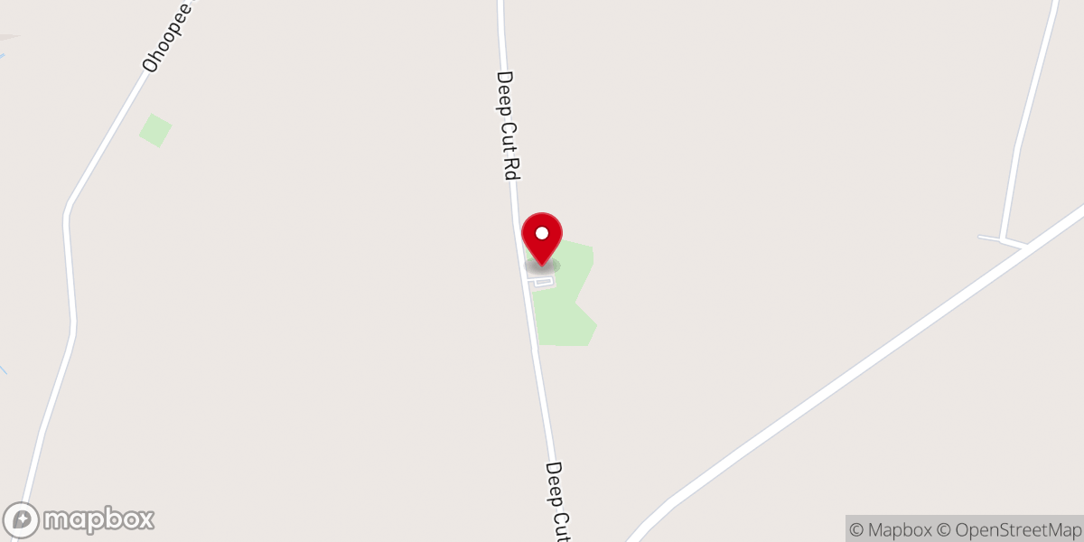 Map showing location of Union Hill Baptist Church