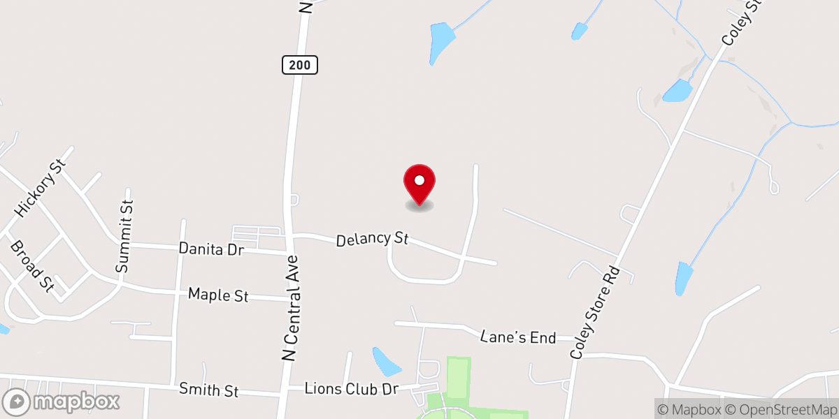 Map showing location of Trinity Reformed Presbyterian Church Inc