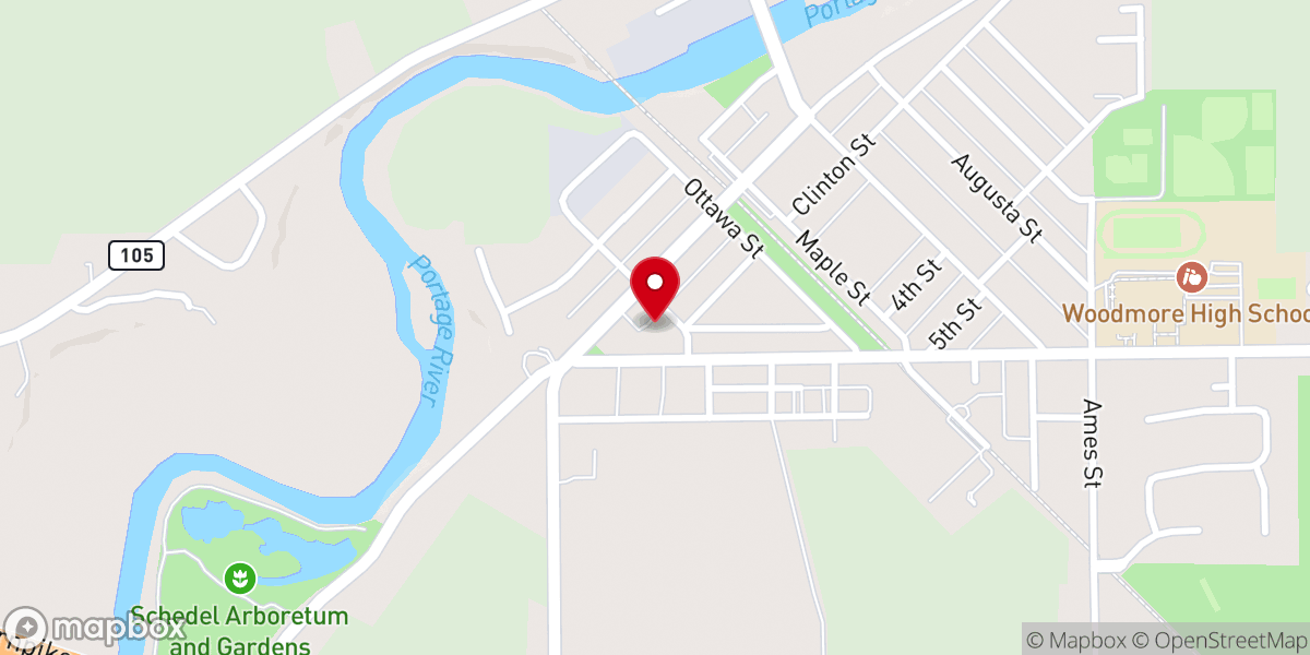Map showing location of Elmore Church of God