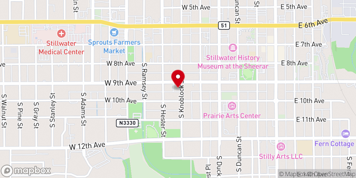 Map showing location of Mt Zion Baptist Church