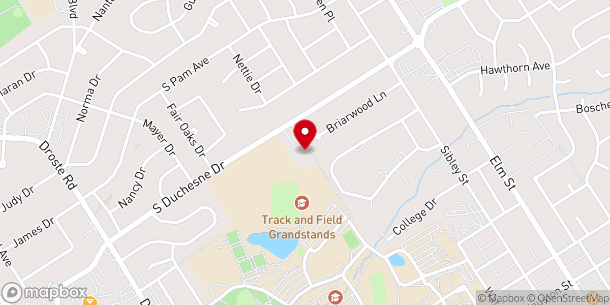 Map showing location of Trinity Episcopal Church