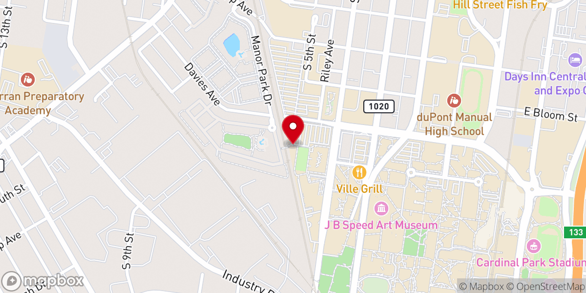 Map showing location of The Avenue Christian Church Inc